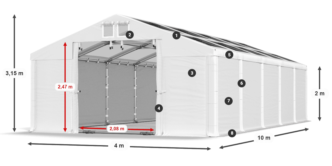 MMST 580 PVC legenda 2m