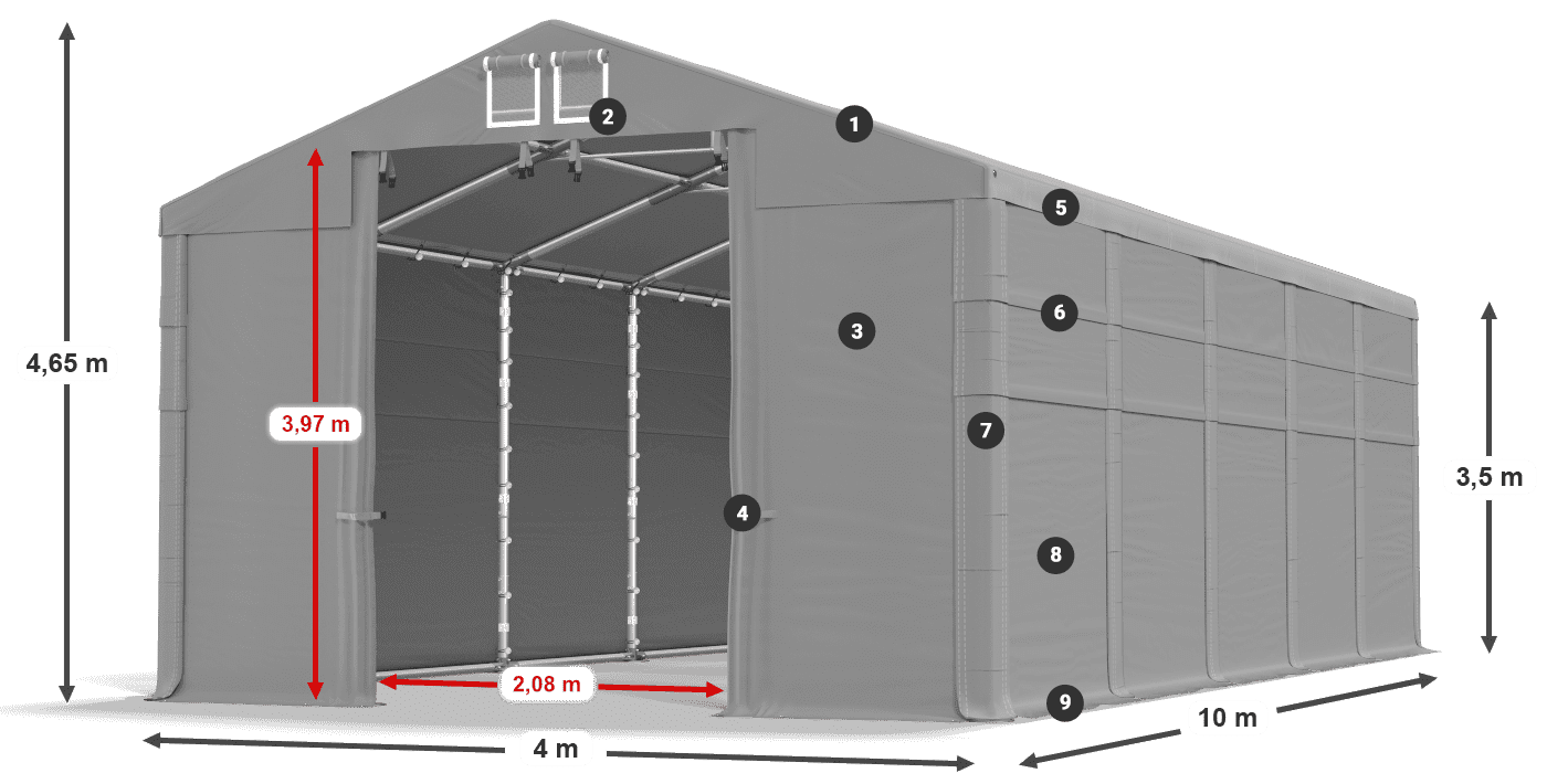 MFR 620 PVC legenda 3.5m