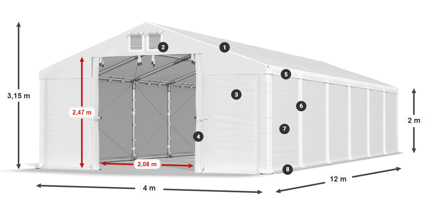 MFR 620 PVC legenda 2m
