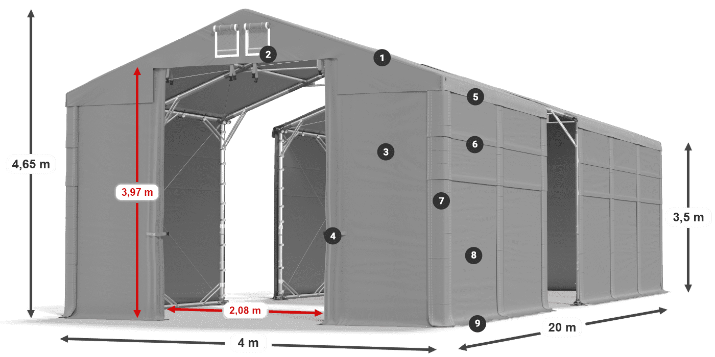 MFR 620 PVC legenda 3.5m