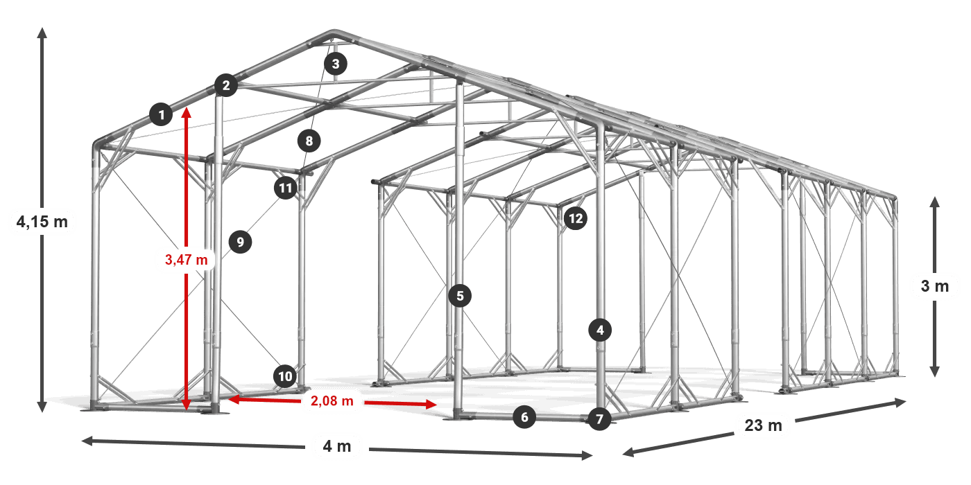 POLAR PLUS legenda 2.5m-4m