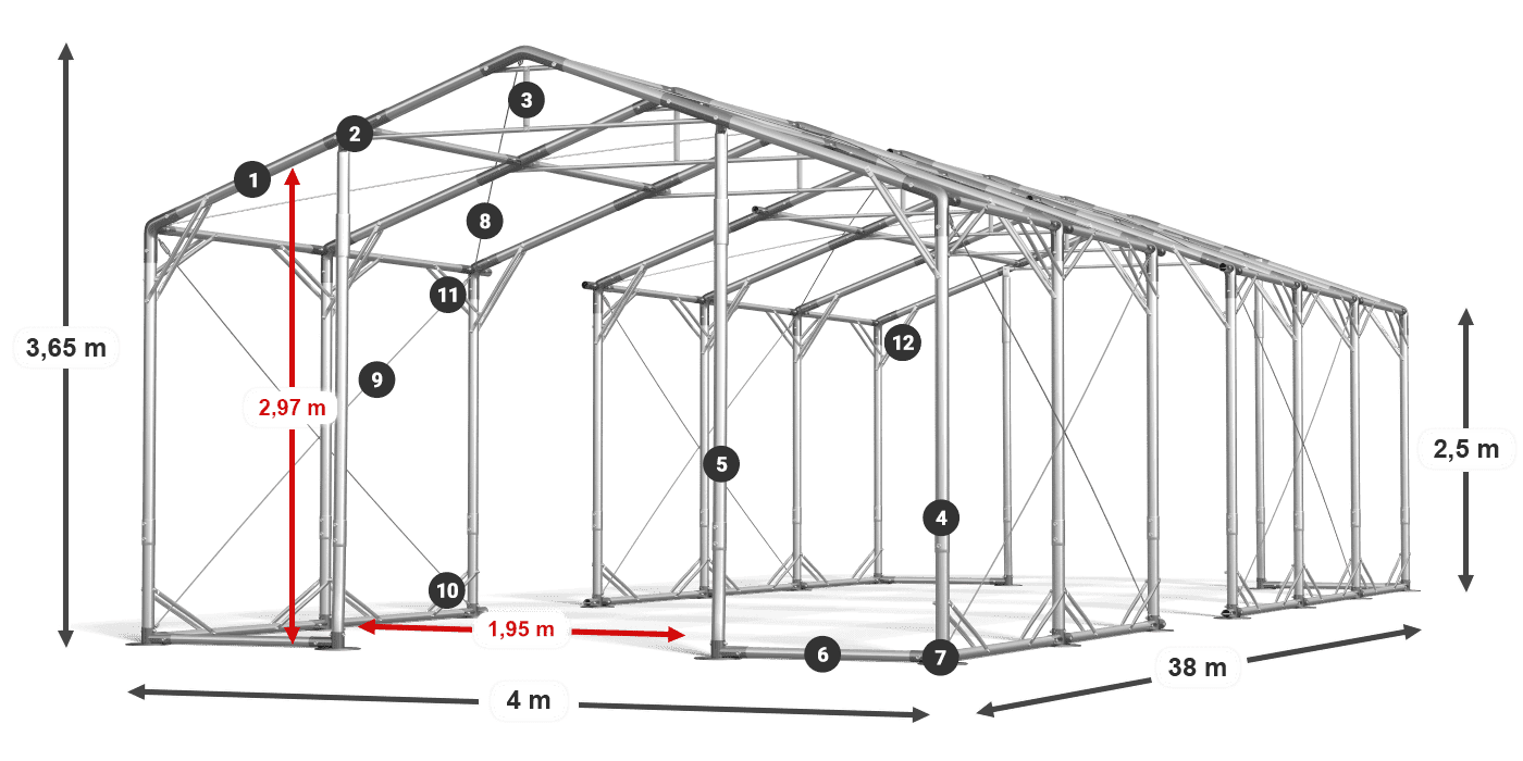 POLAR PLUS legenda 2.5m-4m