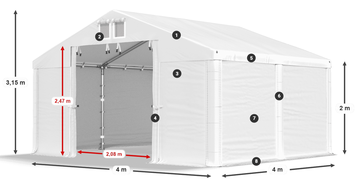 MFR 620 PVC legenda 2m