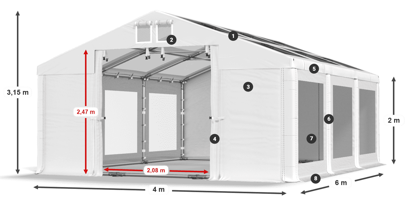 IMST 580 PVC legenda 2m