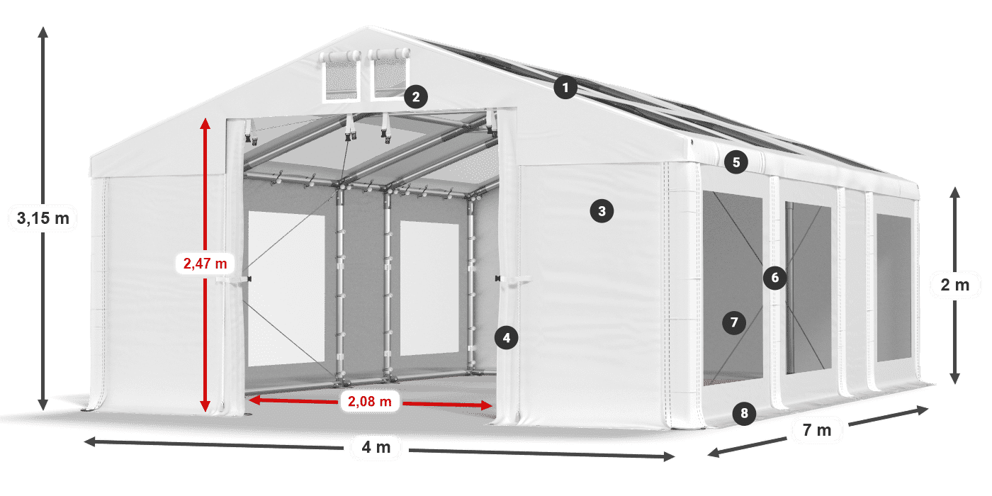 IMST 580 PVC legenda 2m