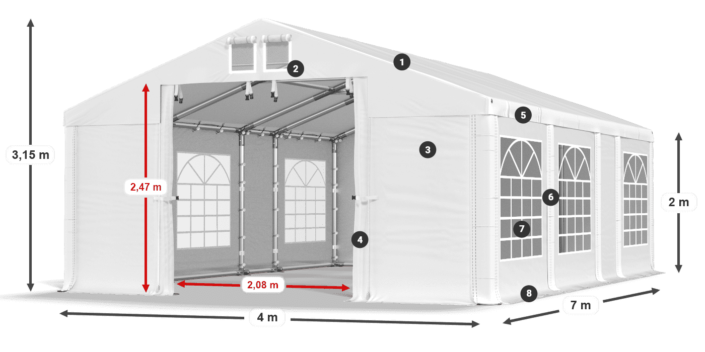 IMS 580 PVC legenda 2m