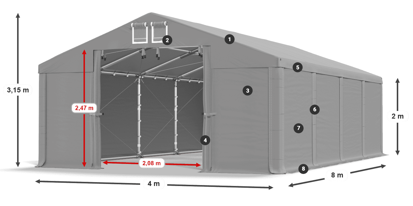 MFR 620 PVC legenda 2m