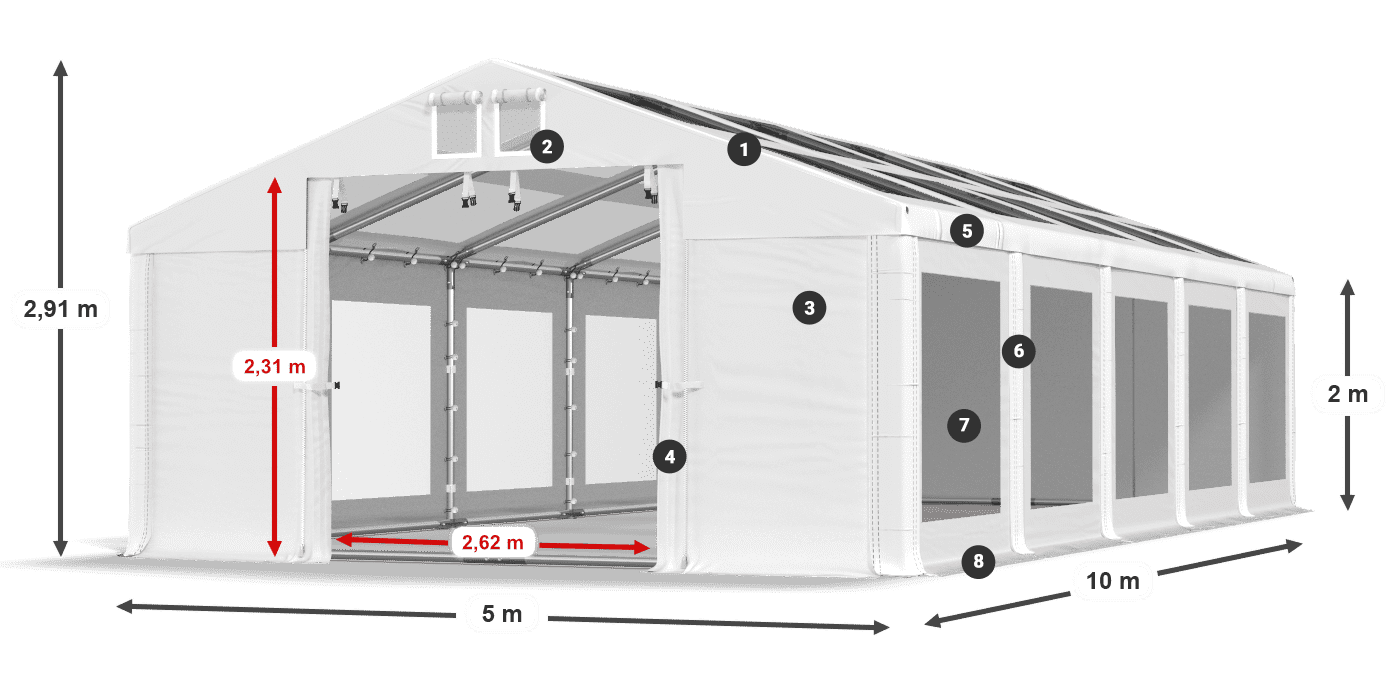 IMST 580 PVC legenda 2m