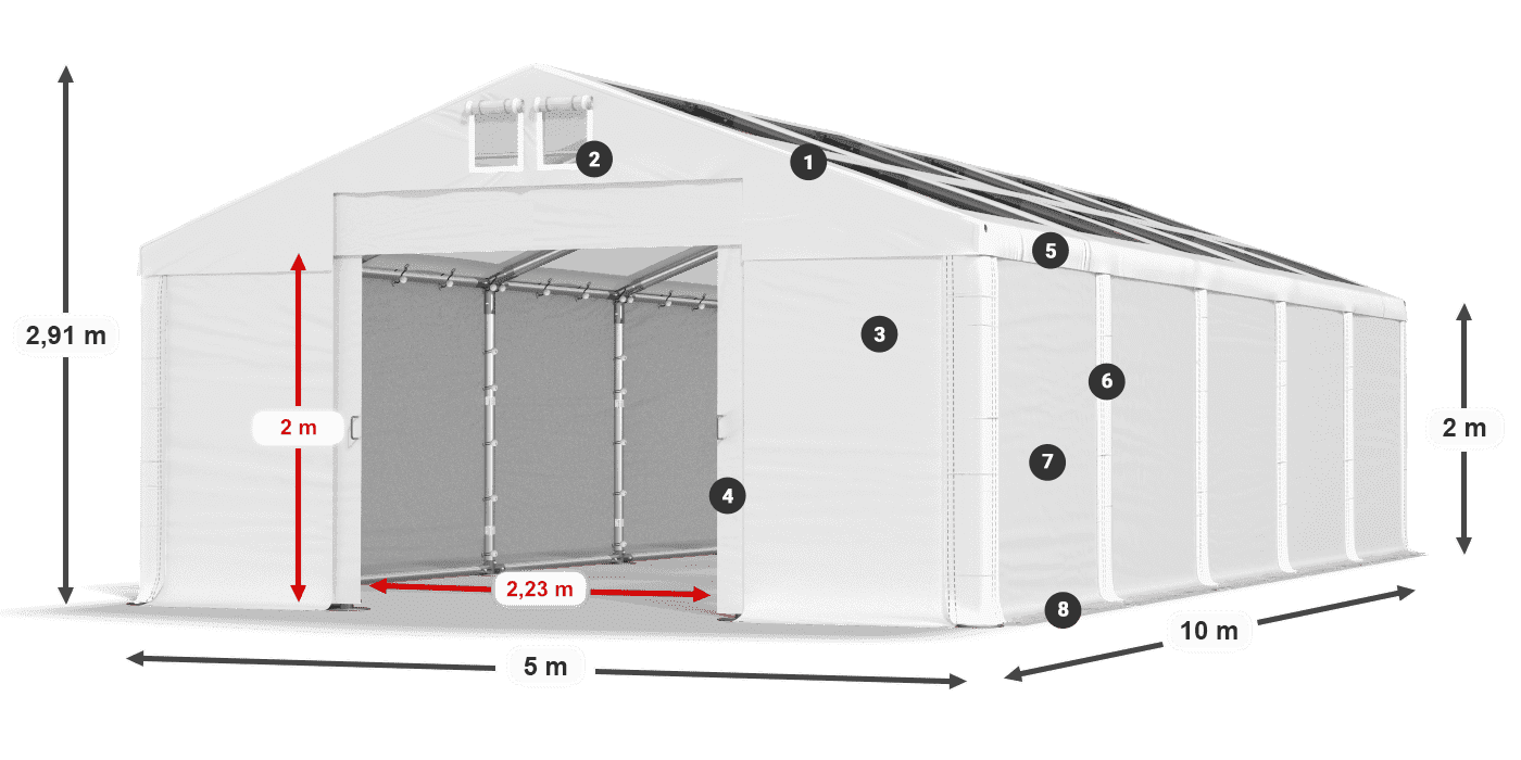 MMST 580 PVC legenda 2m