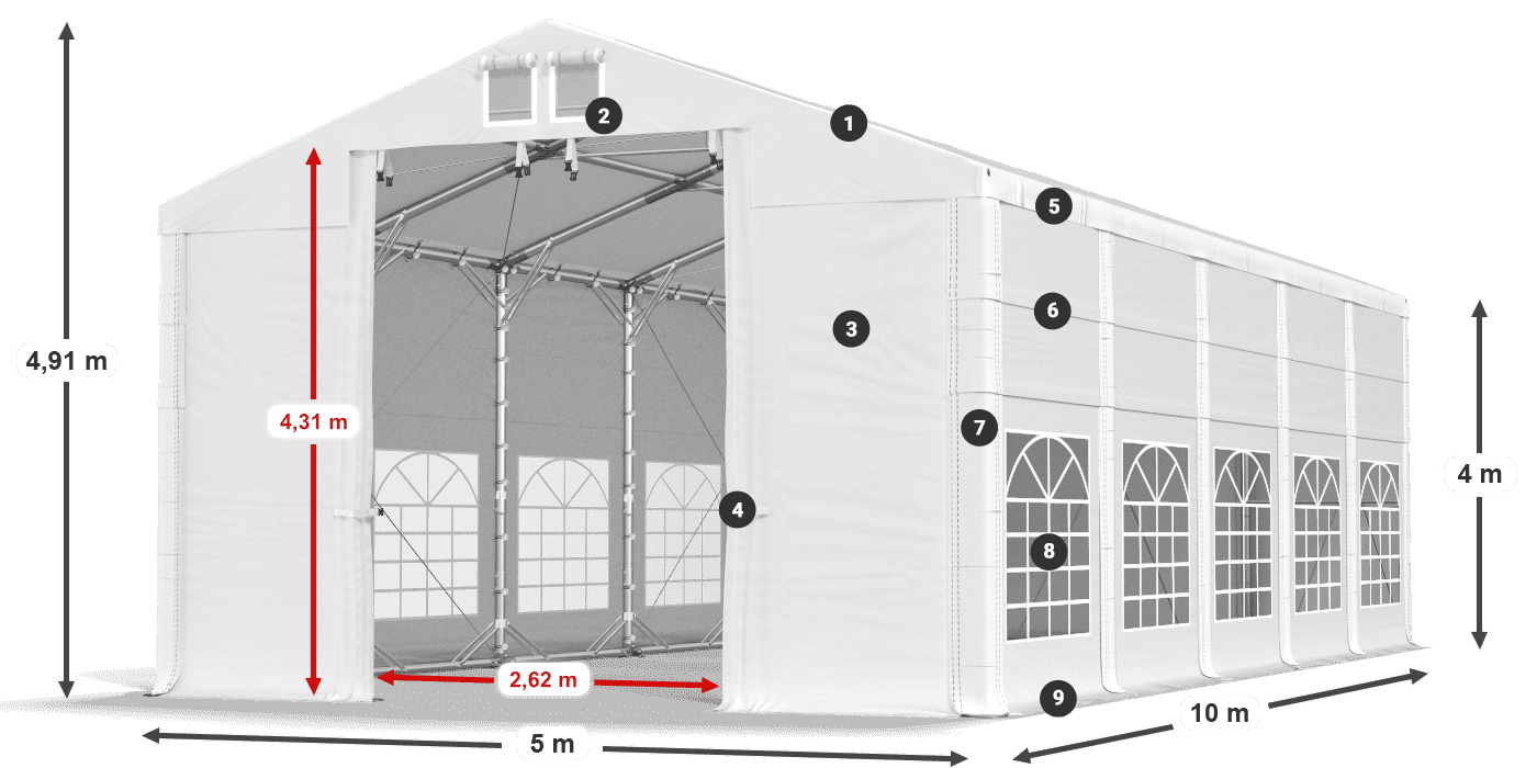 ISD 560 PVC legenda 4m