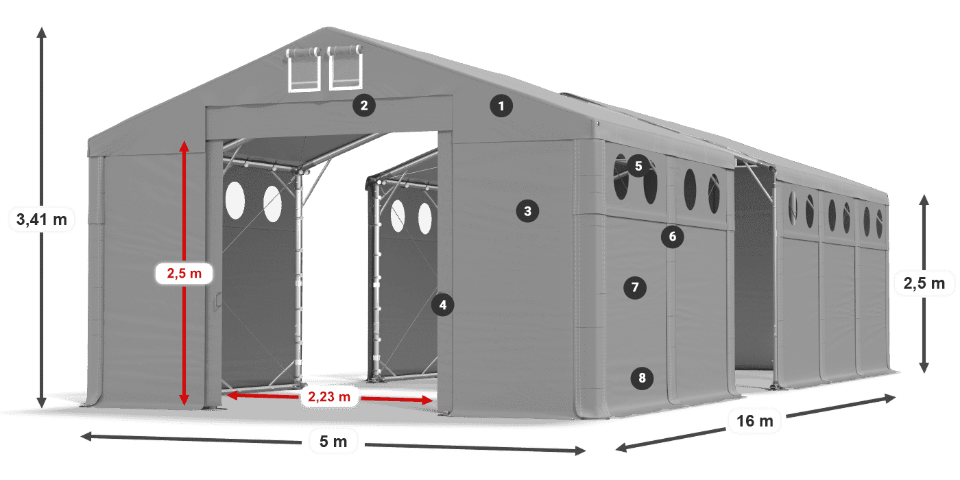 MFRO 620 PVC legenda 2.5m