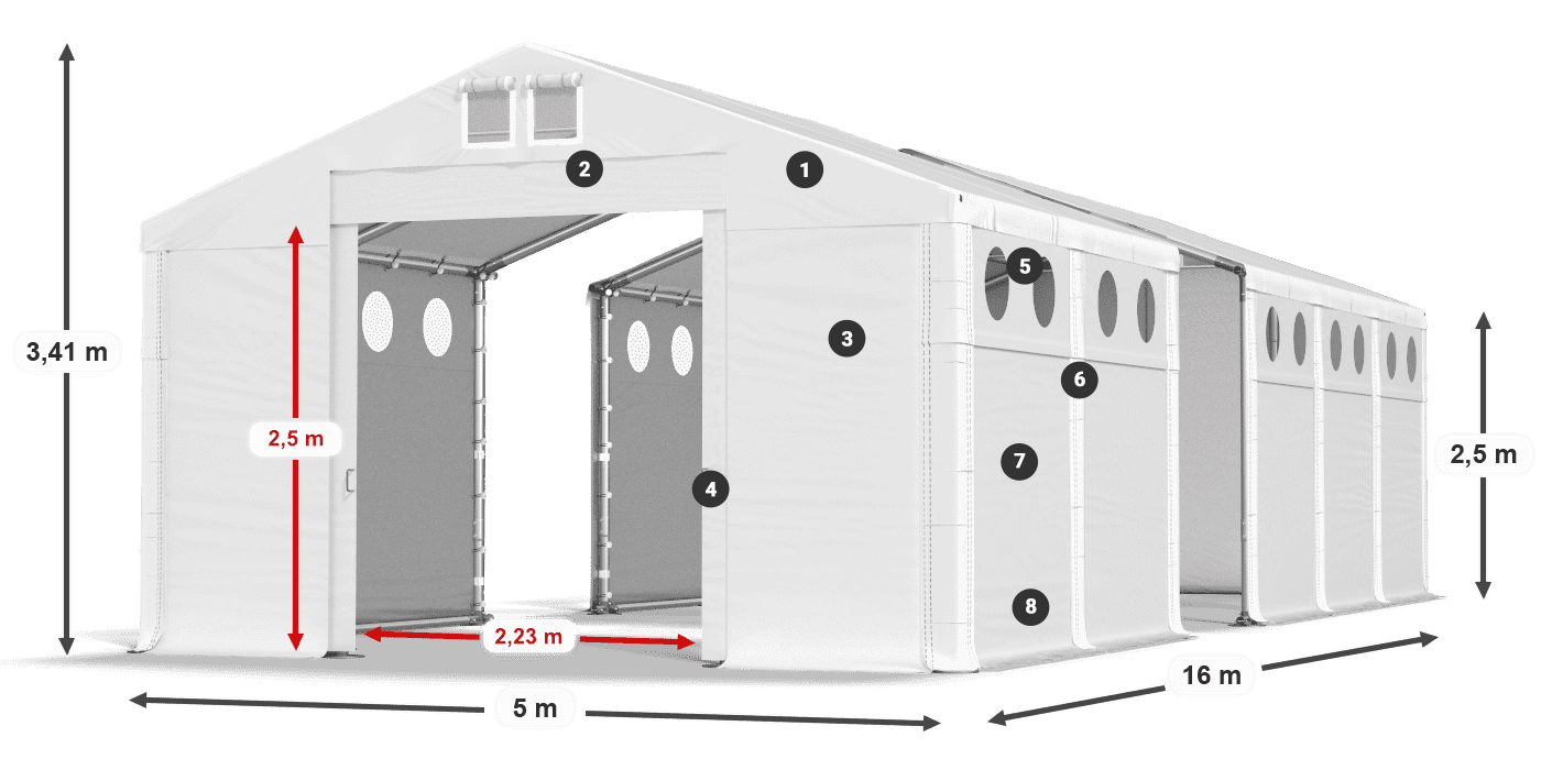 MFRO 620 PVC legenda 2.5m