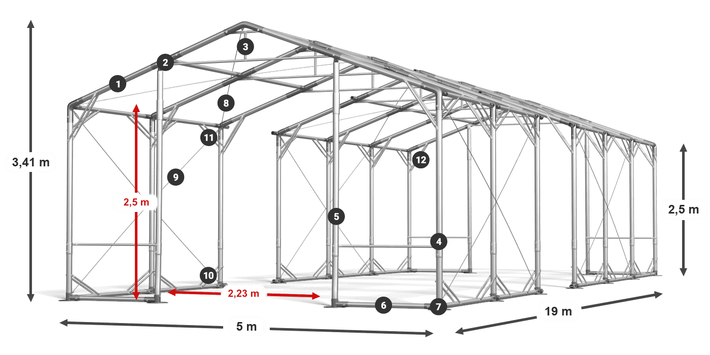 POLAR PLUS legenda 2.5m-4m