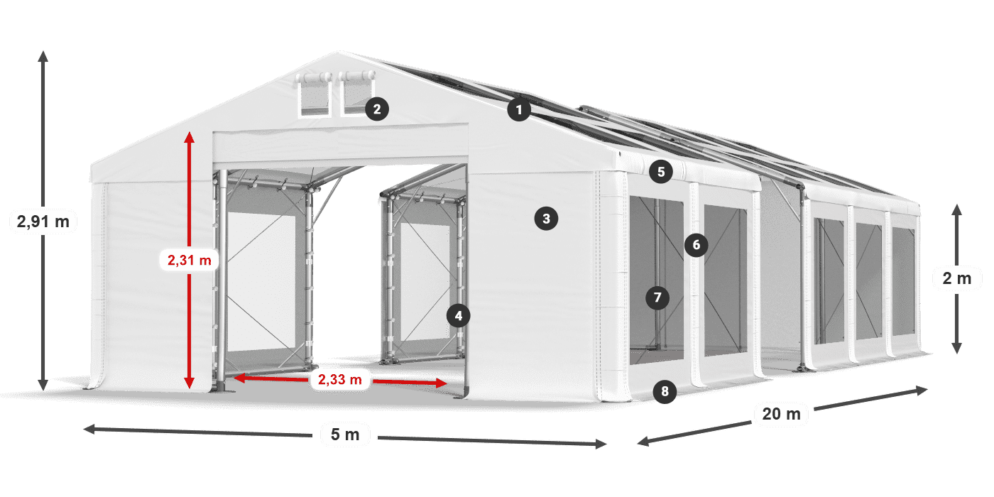 IMST 580 PVC legenda 2m