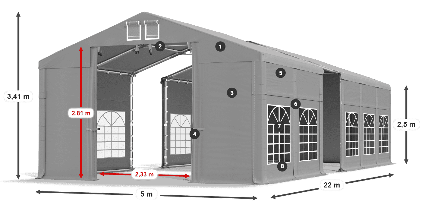 IMS 580 PVC legenda 2.5m