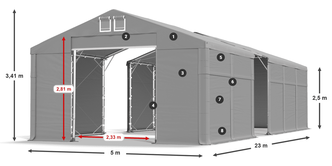 MFR 620 PVC legenda 2.5m