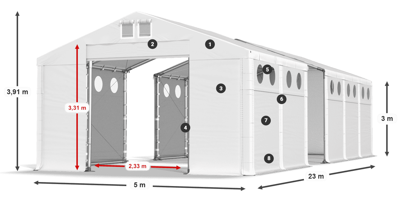 MMSO 580 PVC legenda 3m