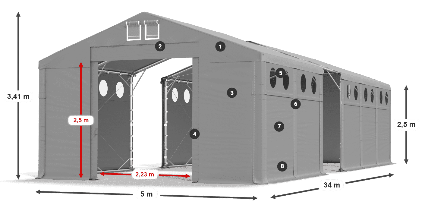 MFRO 620 PVC legenda 2.5m