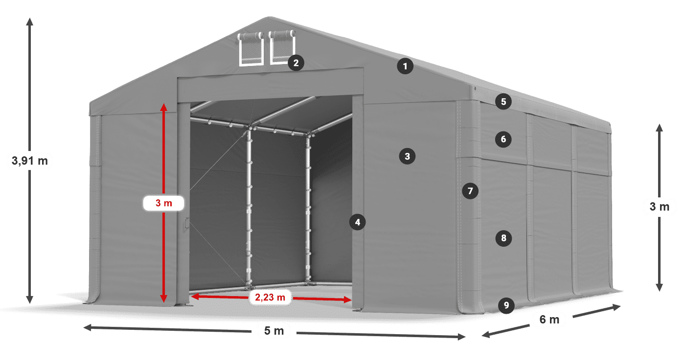 MFR 620 PVC legenda 3m