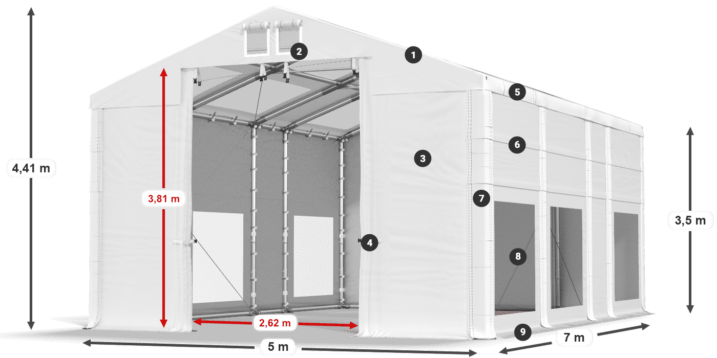 IMST 580 PVC legenda 3.5m