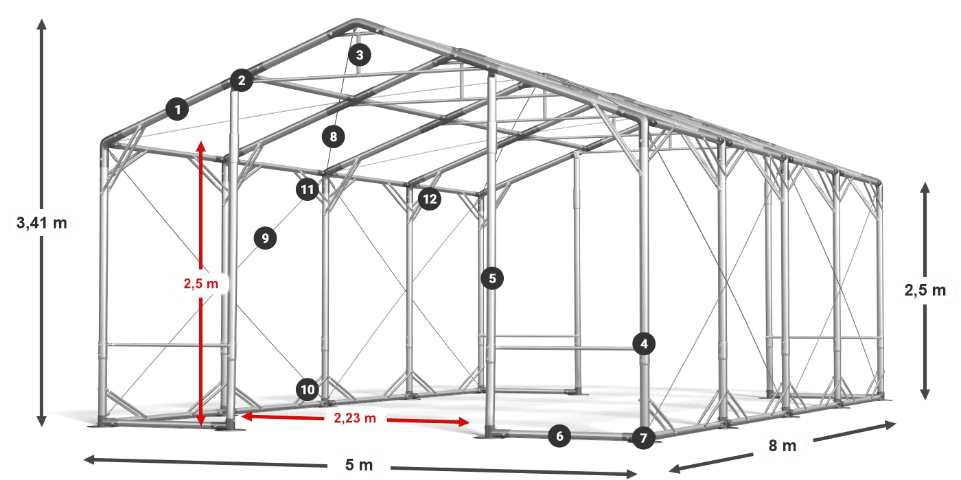 POLAR PLUS legenda 2.5m-4m
