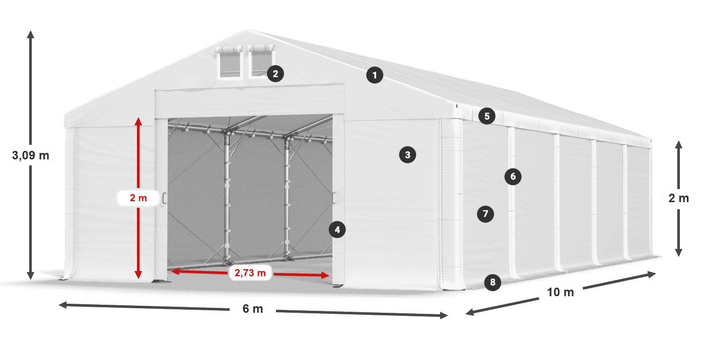 MFR 620 PVC legenda 2m
