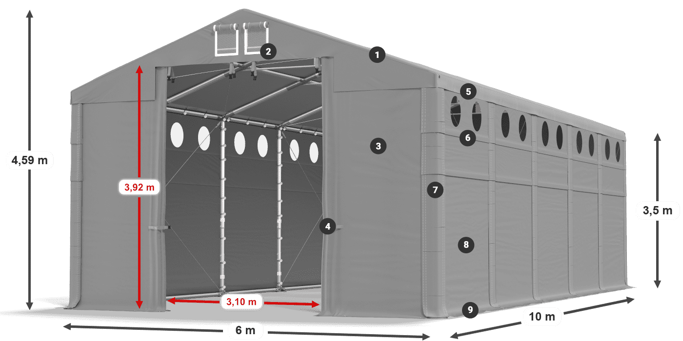 MSDO 560 PVC legendă 3,5m
