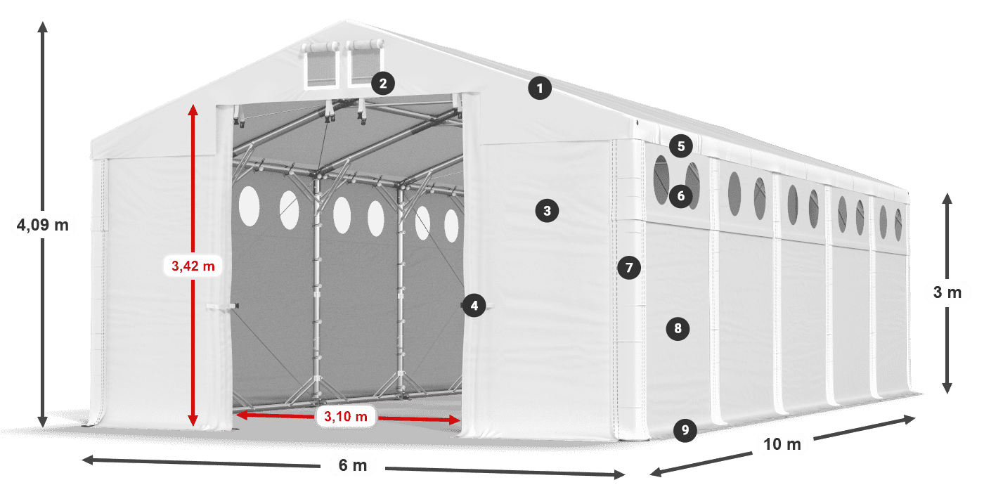 MMSO 580 PVC legenda 3m