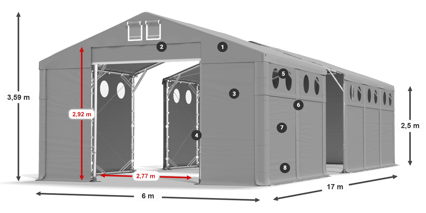 MFRO 620 PVC legenda 2.5m