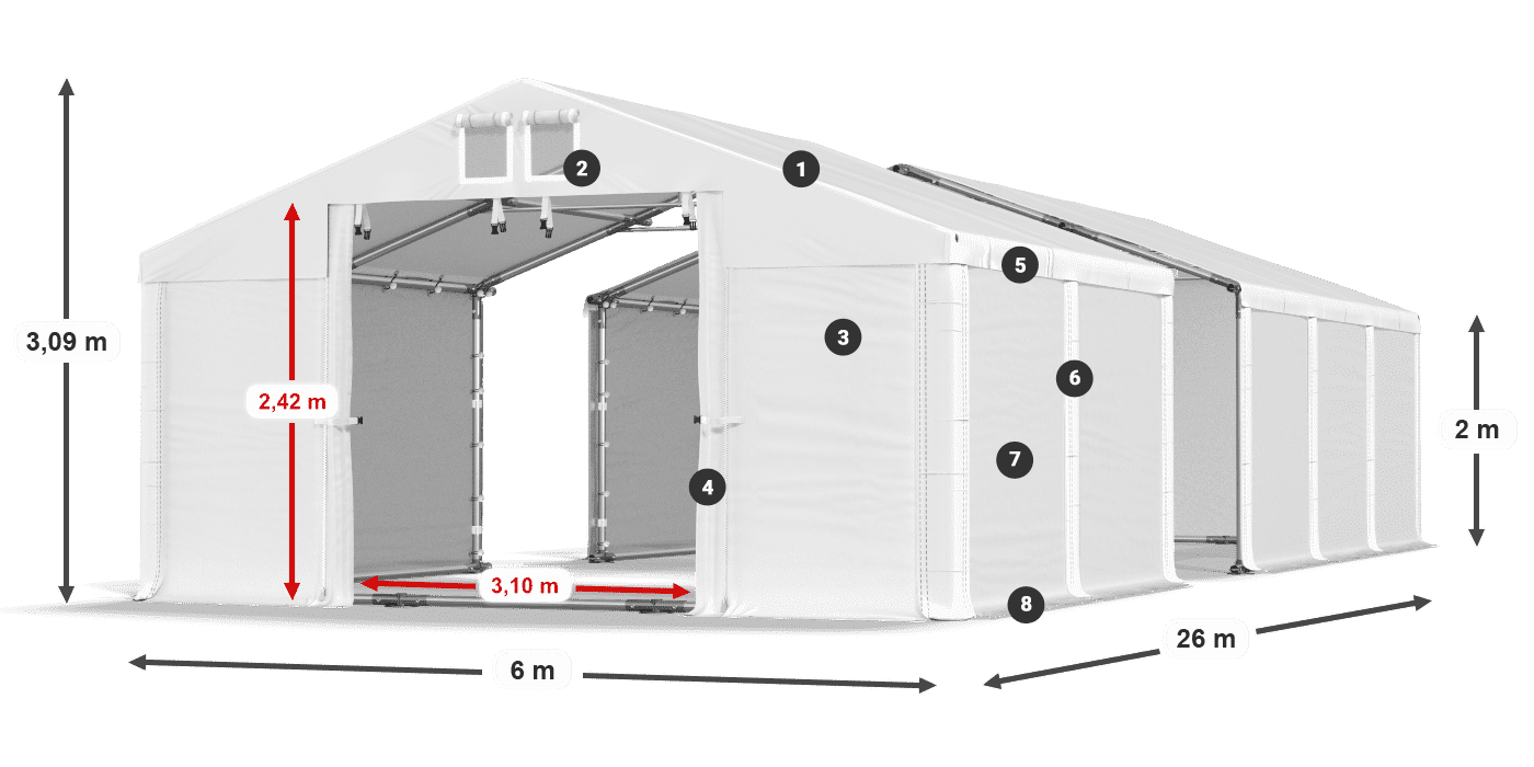 MSD 560 PVC legendă 2m