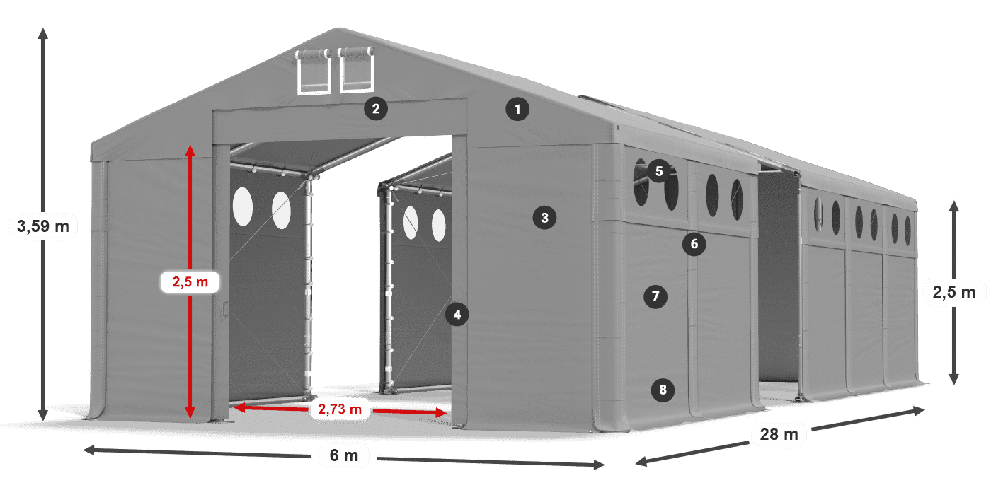 MFRO 620 PVC legenda 2.5m