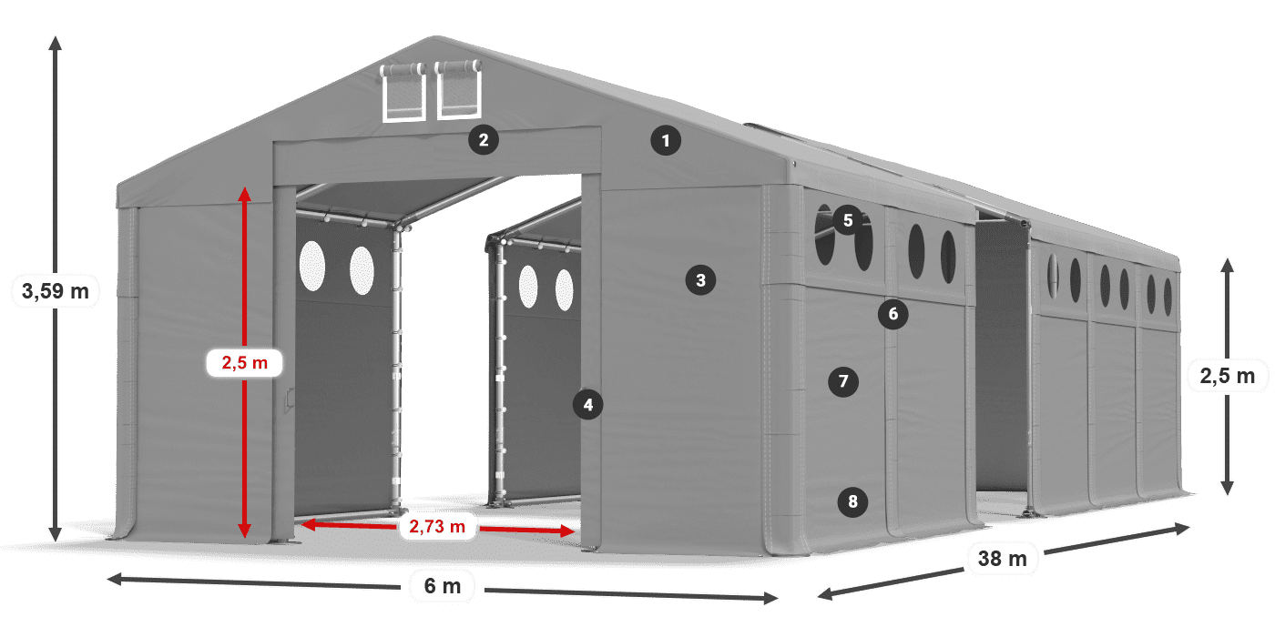 MFRO 620 PVC legenda 2.5m