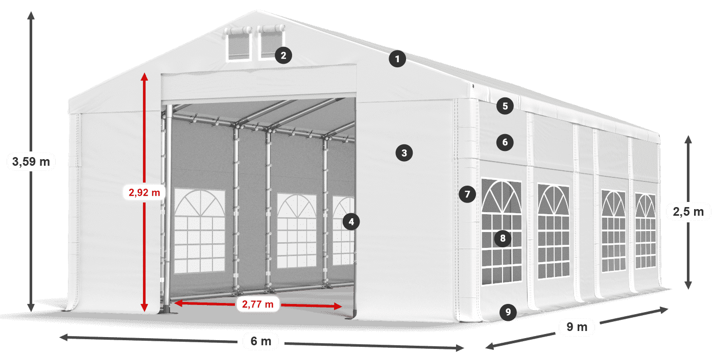 IFR 620 PVC legenda 2.5m