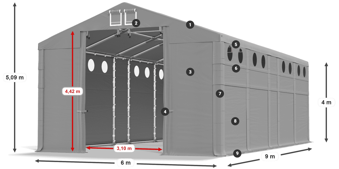MMSO 580 PVC legendă 4m