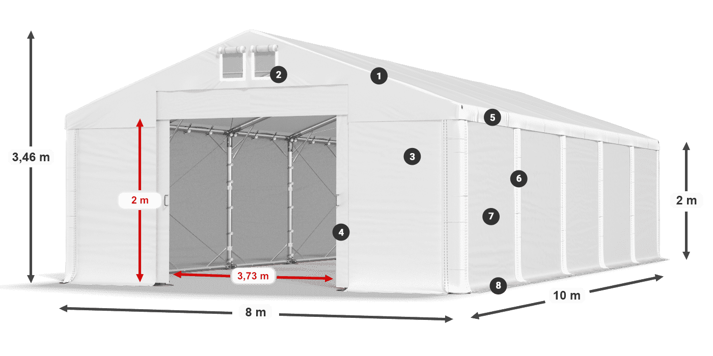 MFR 620 PVC legenda 2m