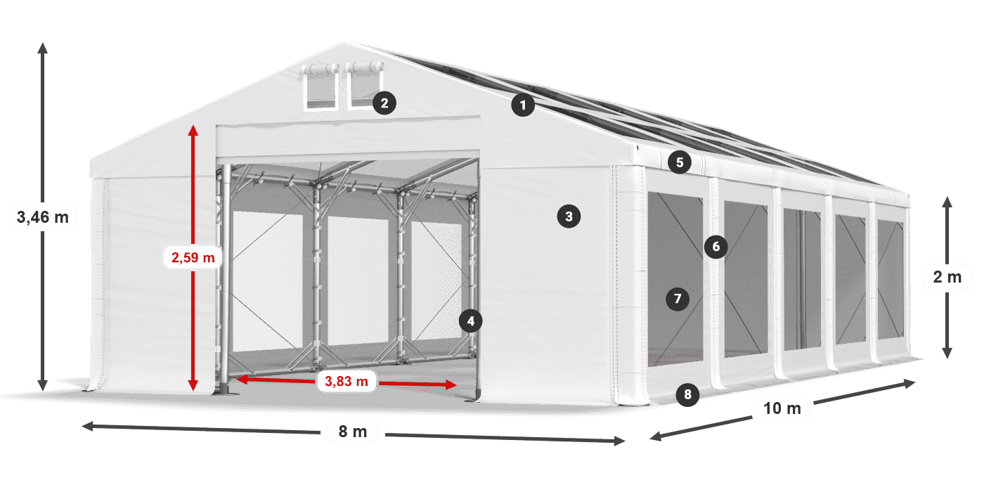 IMST 580 PVC legenda 2m