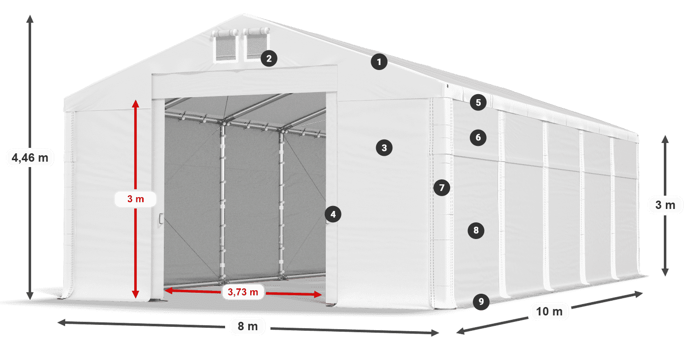 MFR 620 PVC legenda 3m