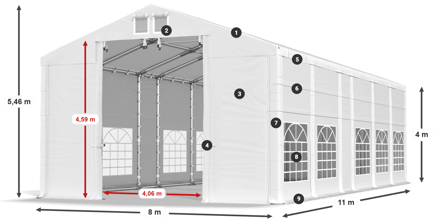 IFR 620 PVC legenda 4m