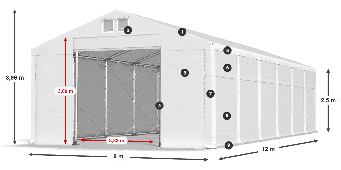 MFR 620 PVC legenda 2.5m