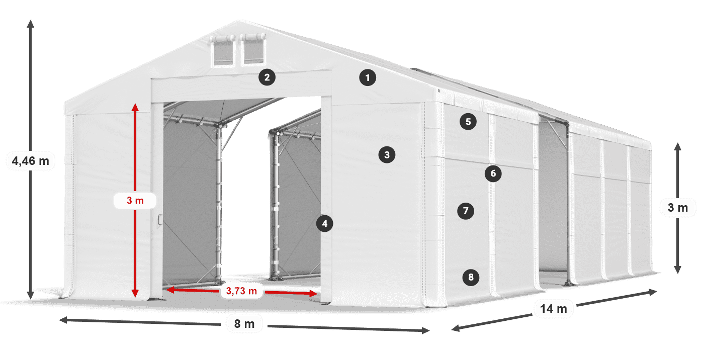 MFR 620 PVC legenda 3m