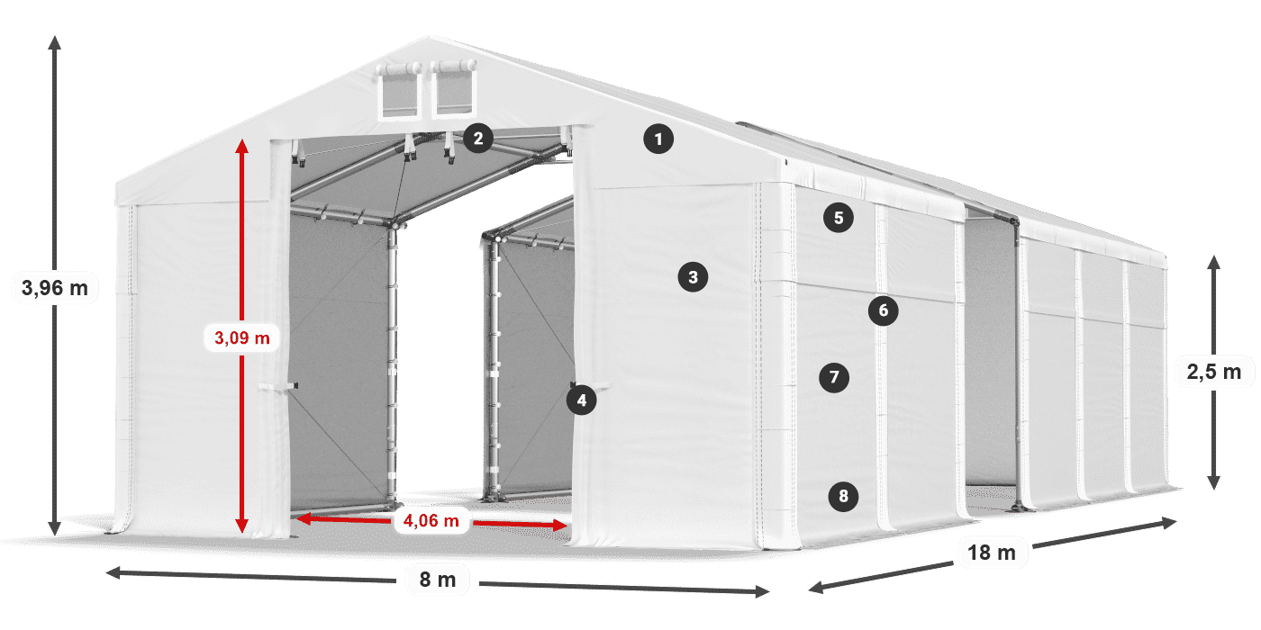 MFR 620 PVC legenda 2.5m