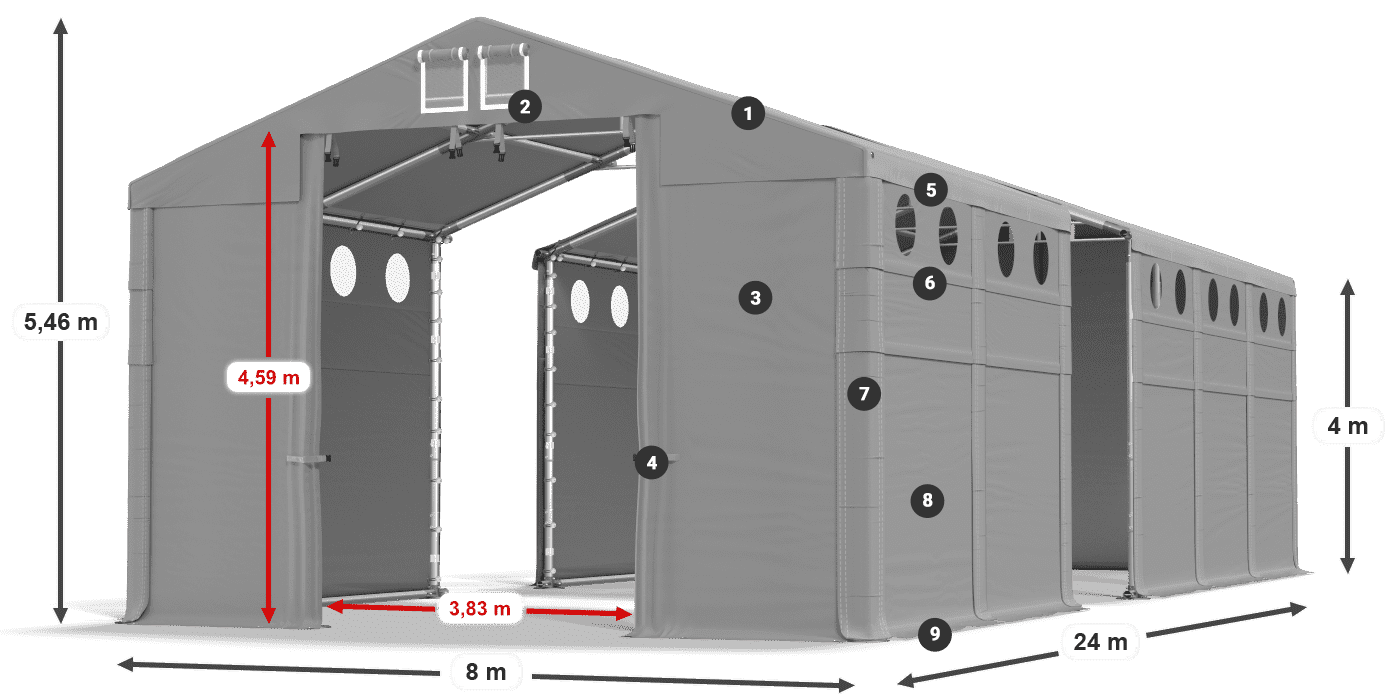 MFRO 620 PVC legenda 4m