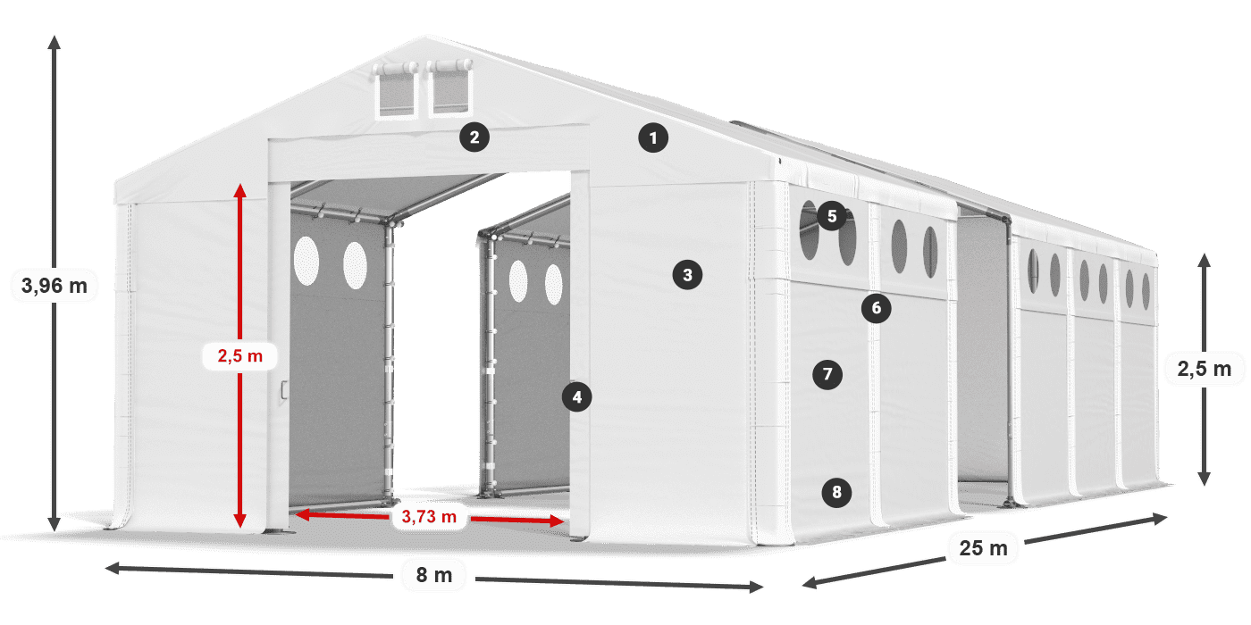 MFRO 620 PVC legenda 2.5m