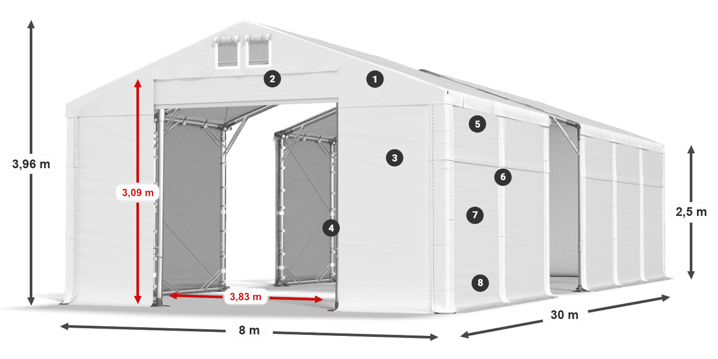 MFR 620 PVC legenda 2.5m