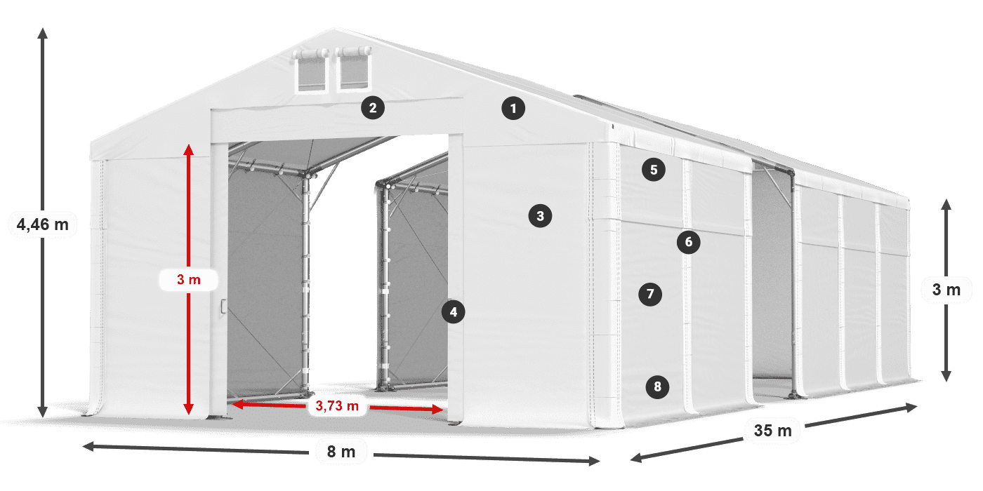 MFR 620 PVC legenda 3m