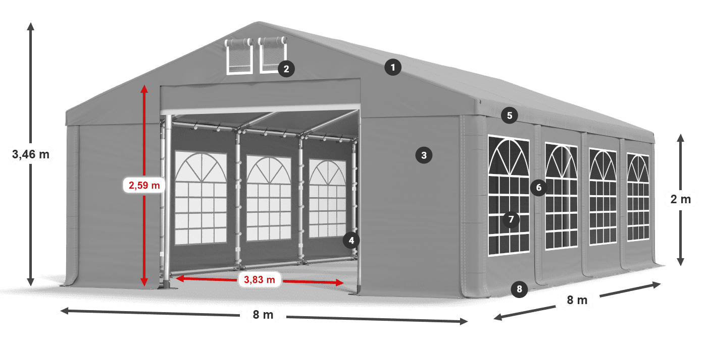 ISD 560 PVC legenda 2m