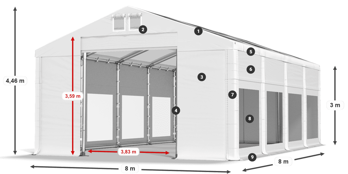 IMST 580 PVC legenda 3m
