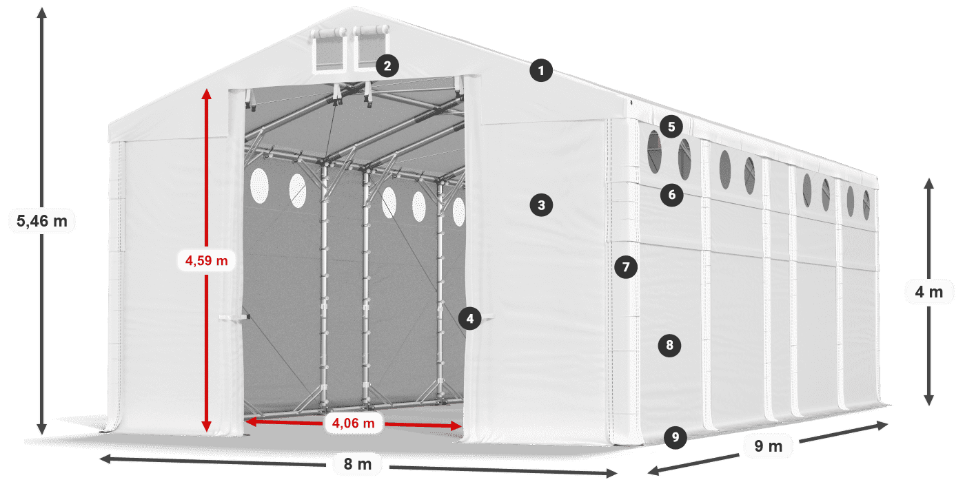 MFRO 620 PVC legenda 4m