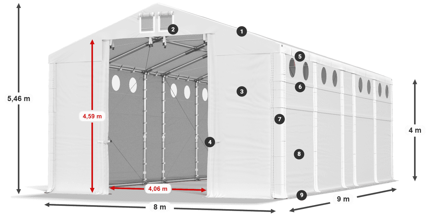 MMSO 580 PVC legendă 4m